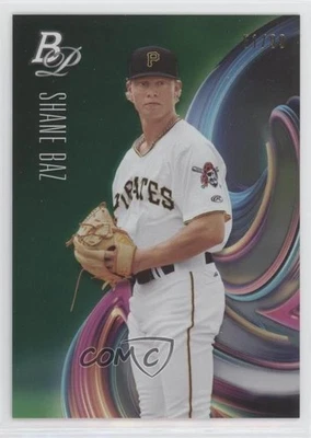 2018 Bowman Platinum Top Prospects Green /99 Shane Baz #TOP-85 - Image 1 of 2