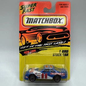 T-Bird Stock Car blau 1996 Matchbox neu versiegelt - Bild 1 von 3