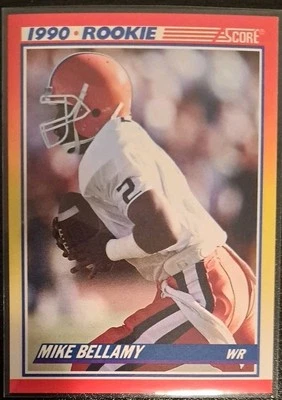 Mike Bellamy 626 Rookie Card 1990 Score Philadelphia Eagles NFL Football Card NM - Image 1 of 2