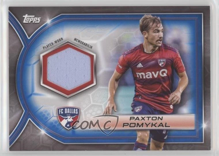 2023 Topps MLS Relics Blue /199 Paxton Pomykal #R-PP - Image 1 of 2