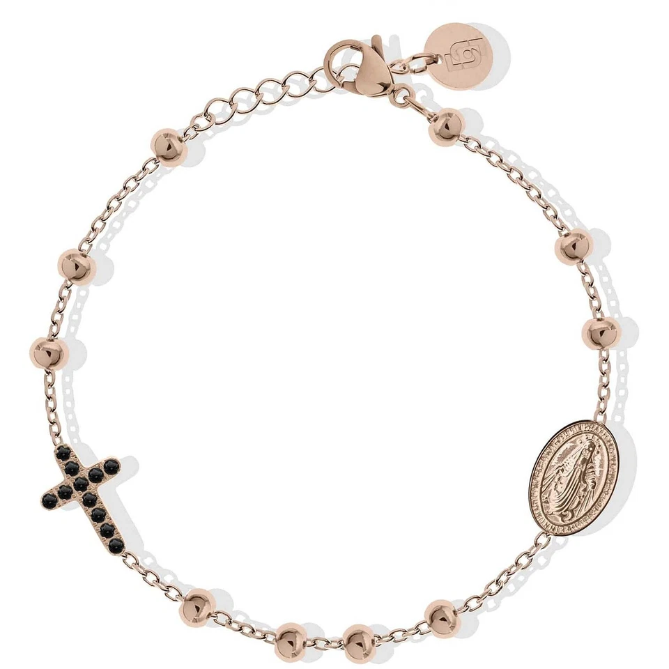 Bracciale Rosario Donna LIU JO Luxury LJ2759 Acciaio Inossidabile Rosè - Imagen 1 de 1