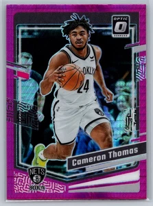 Cameron Thomas 2023-24 Donruss Optic #9 Pink Hyper Prizm - Picture 1 of 2