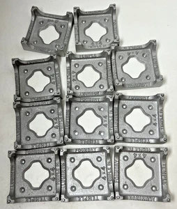 11 Post Base Anchored 4x4 Heavy Cast Aluminum MADE IN THE USA Temple PA Foundry - Picture 1 of 6