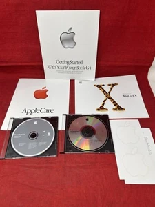 Mac OS 10.2 Powerbook G4 Install & Restore DVD AND Hardware Test Plus Manuals - Picture 1 of 14