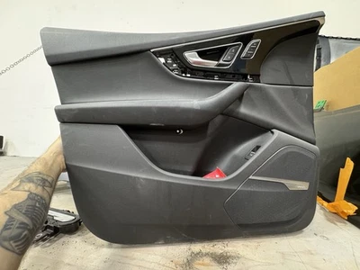 AUDI Q7 2020-2025 PANEL DE MOLDURA DE PUERTA DELANTERA IZQUIERDA DEL LADO DEL CONDUCTOR OEM 4M0863979A NEGRO_FZ Foto 1 de 2