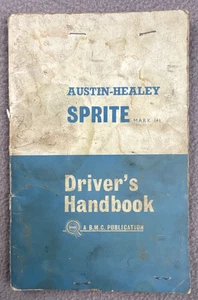 OEM Austin Healey Sprite Mark III Drivers Handbook 1965 1966 AKD3899C - Picture 1 of 10