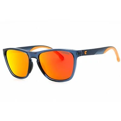 Óculos de sol masculino Carrera azul quadrado armação aro completo CARRERA 8058/S 0PJP UW - Imagem 1 de 2