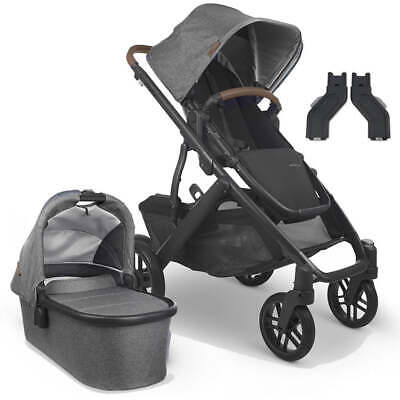 UPPAbaby VISTA V2 With Bassinet Charcoal (Greyson) + FREE UPPER ADAPTER  • 1,699$