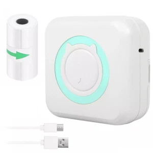 Mini stampante termica tascabile stampante fotografica wireless stampa Bluetooth portatile - Foto 1 di 13