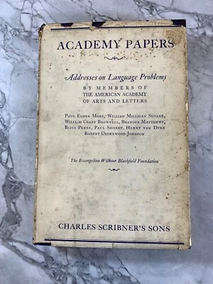 1925 Antique Book "Academy Papers: Addresses on Language Problems" - Image 1 of 4