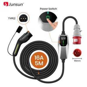 Cargador EV cable de carga 480V y corriente fuerte CEE 11/22KW 16/32A tipo 2 Mobile Wallbox - Imagen 1 de 20
