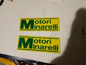 LOTTO 2 VECCHI ADESIVI MOTORI MINARELLI - Foto 1 di 2