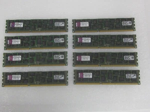 8 Stück 4GB  Kingston KVR1333D3D4R9SK3/12G 1333MHz 1.5V Reg. DDR3 ECC RAM Module - Bild 1 von 2