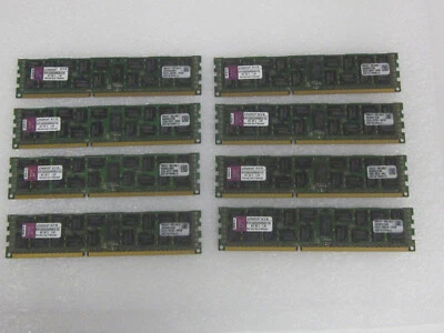 8 Stück 4GB  Kingston KVR1333D3D4R9SK3/12G 1333MHz 1.5V Reg. DDR3 ECC RAM Module - Bild 1 von 2