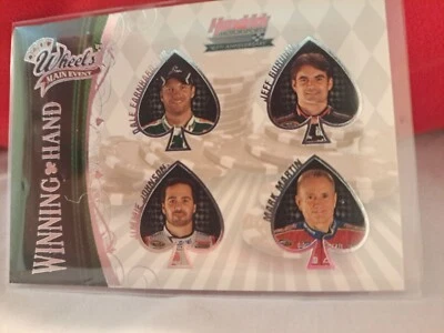 2009 Wheels Main Event #37 Winning Hand Earnhardt Gordon Johnson Martin   - Image 1 of 2