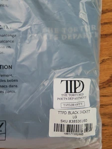 Taylor Swift TTPD Black Jacket Patch Set | The Tortured Poets Department | LARGE - Picture 1 of 4