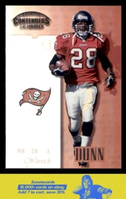 1999 Playoff Contenders SSD Warrick Dunn card #13 Tampa Bay Buccaneers - Image 1 of 2