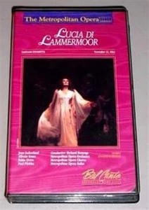 LUCIA DI LAMMERMOOR VHS VIDEO - Joan Sutherland - Picture 1 of 1