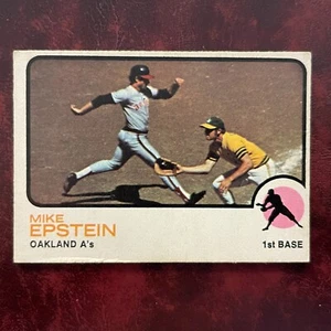 1973 O-Pee-Chee OPC Set MIKE EPSTEIN #38 OAKLAND A'S - EX - Picture 1 of 2