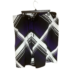Tony Hawk Size 38 Purple and Black Swim Trunks - Picture 1 of 4