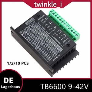 TB6600 CNC Schrittmotor Treiber Controller Steuerung Stepper Motor Driver 9-42V - Bild 1 von 11