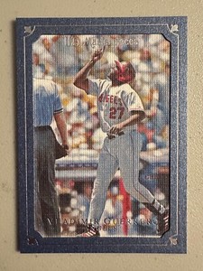 2007 Upper Deck Masterpieces Baseball Card Vladimir Guerrero #32 Blue 31/50