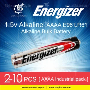 Genuine Energizer AAAA E96 LR61 1.5V Mn2500 25A Alkaline Industrial Battery - Picture 1 of 8