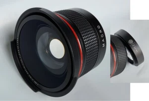 Pro Hi Definition 0.35x Fisheye Lens For Panasonic Lumix DC-G85 - Picture 1 of 12