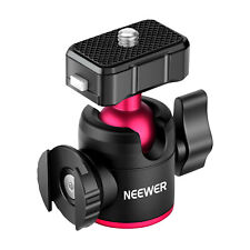 NEEWER ST32 Quick Release Camera Ball Head Tripod Mount&Rotatable Cold Shoe