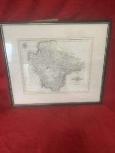 Antique Engraving Map By John Cary 1793 Of The Bristol Channel Somerset Devon