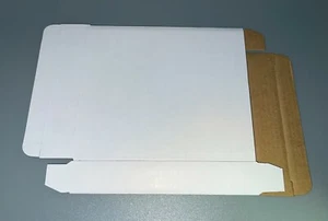 10 1" TALL 5"X5" CORRUGATED CD CASE CARDBOARD MAILER BOX SF002T FREE SHIPPING - Picture 1 of 3