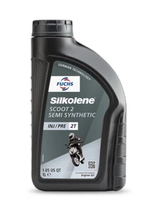 Silkolene Scoot 2 Super Semisintético Bajo Humo 2 Tiempos Scooter Aceite de Motor, 1L - Imagen 1 de 1