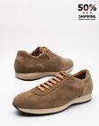 RRP?237 BRIAN CRESS Suede Leather Sneakers US9.5 UK8.5 EU42.5 Extralight