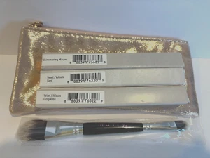Mally Evercolor Shadow Sticks DUSTY ROSE, SAND, SHIMMERING MAUVE NIB Bag,Brush - Picture 1 of 3