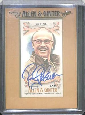 2021 Topps Allen and Ginter Mini Autograph #FMA-RB Rocky Bleier - Image 1 of 2