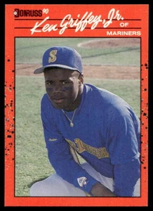 Donruss #365 1990 Ken Griffey Jr. Seattle Mariners sin precio base como nuevo - Imagen 1 de 2