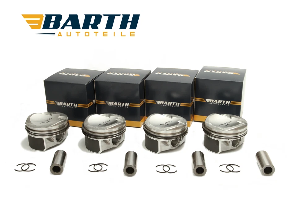 4x Kolben Satz NEU Skoda VW Audi 1.8 TFSI TSI CDAA CDHB Ø 23 mm 06H107065BF - Bild 1 von 1