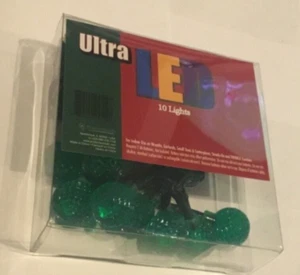NEW green raspberry twinkle lights - ultra LED battery operated 10 lights -KR3 - Picture 1 of 3