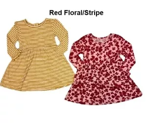 Member's Mark Girl's Super Soft 2 Pack Long Sleeve A-Line Knit Dress 3T - Picture 1 of 3