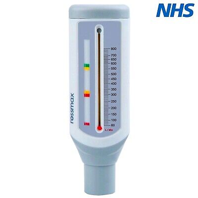 Peak Flow Meter Asthma Monitor COPD Lung Capacity Standard Range Adult Child NHS • 9£