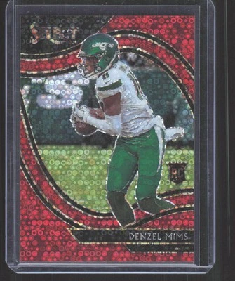 2020 Panini Select #363 Denzel Mims #/49 New York Jets Rookie - Image 1 of 2
