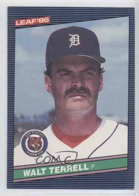 1986 Leaf Canadian Walt Terrell #123 - Image 1 of 2