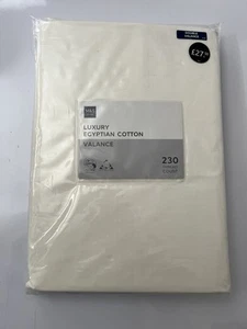 Marks And Spencer Home Luxury Egyptian Cotton Valance Sheet,size Double - Picture 1 of 4
