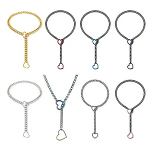 Elegant Punk Adjustable Necklace Accessory with Heart Charm for Stylish Outfits - Picture 1 of 15