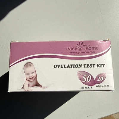 Easy@Home 50 Ovulation Test Strips and 20 Pregnancy Test Strips (50 LH + 20 HCG) - Image 1 of 4