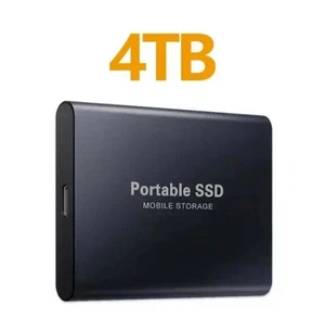 Externe  Festplatte 4TB Langsam Aber Viel Speicher PC Laptop Handy Type C - Bild 1 von 3