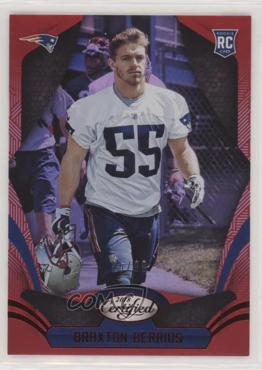 2018 Certified Rookies Mirror Red /99 Braxton Berrios #180 Rookie RC - Image 1 of 2