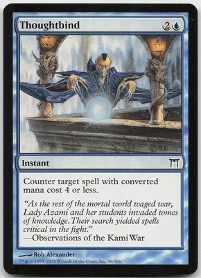 Thoughtbind 96 Common Champions of Kamigawa NM MTG - Image 1 of 2