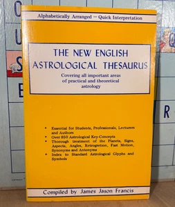 The New English Astrological Thesaurus by James Jason Francis, 1977 Paperback - Picture 1 of 9