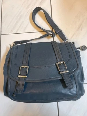 *NUEVO* Bandolera Bandolera The Sak Cuero Azul Foto 1 de 4